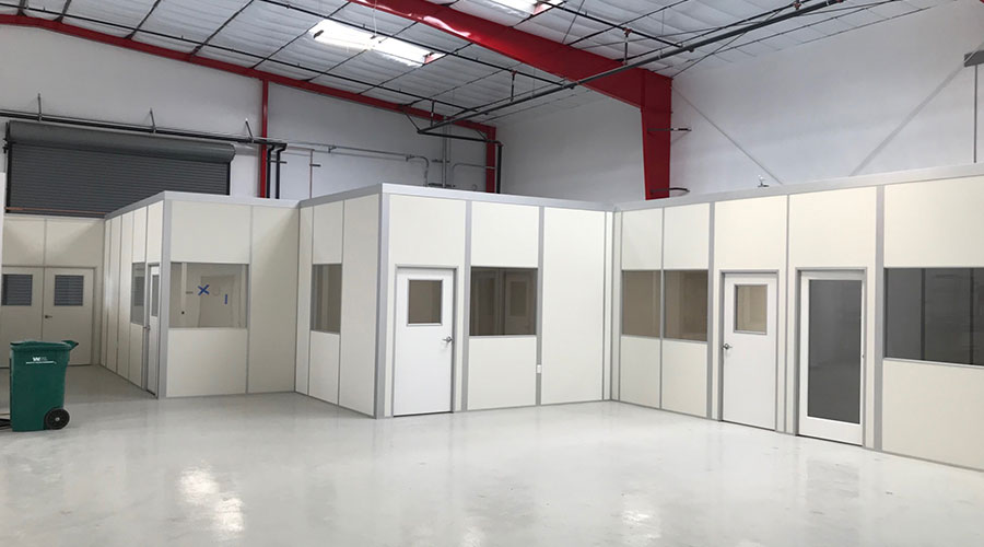 interior modular offices warehouse interior in-plant office allied modular partitions