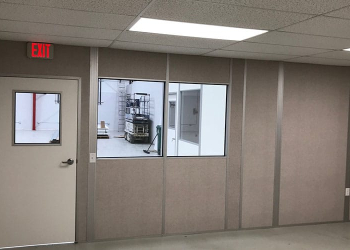 warehouse in-plant office interior interior in-plant office allied modular partitions