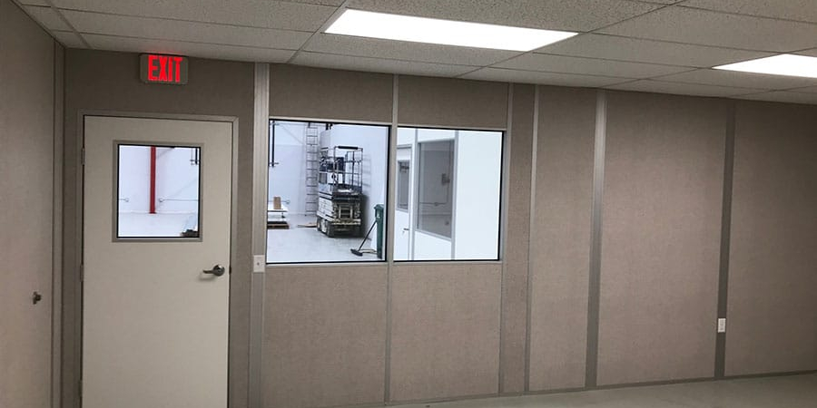 warehouse in-plant office interior interior in-plant office allied modular partitions