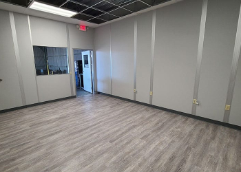 interior in-plant office allied modular partitions