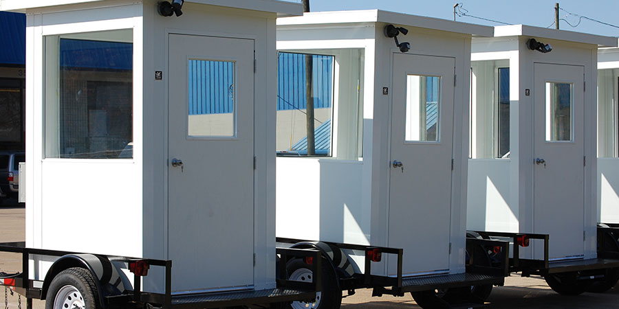 modular trailer guardhouses by allied modular