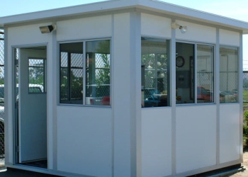 large security booth by allied modular Guardhouses and Guard Shacks by Allied Modular