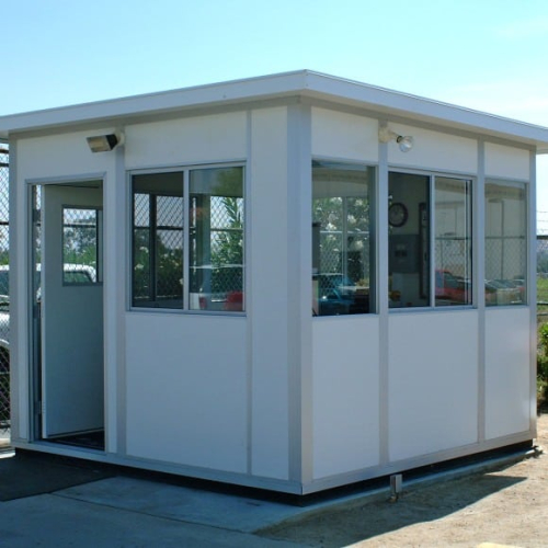 large security booth by allied modular Guardhouses and Guard Shacks by Allied Modular