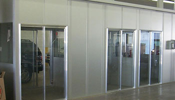 modular service booth