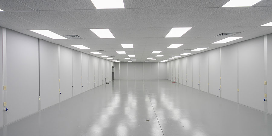 large modular warehouse office
