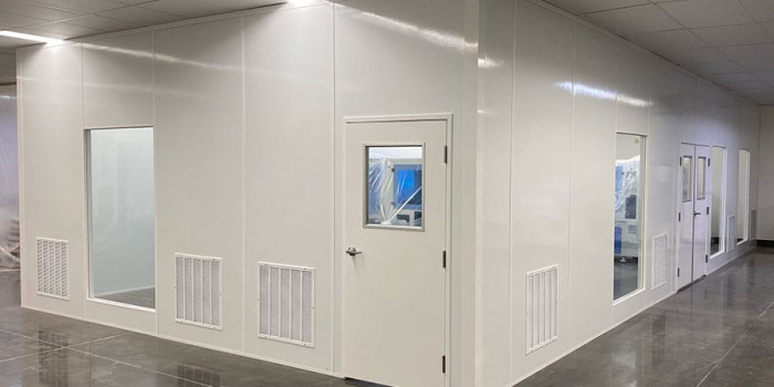 A small modular cleanroom application.