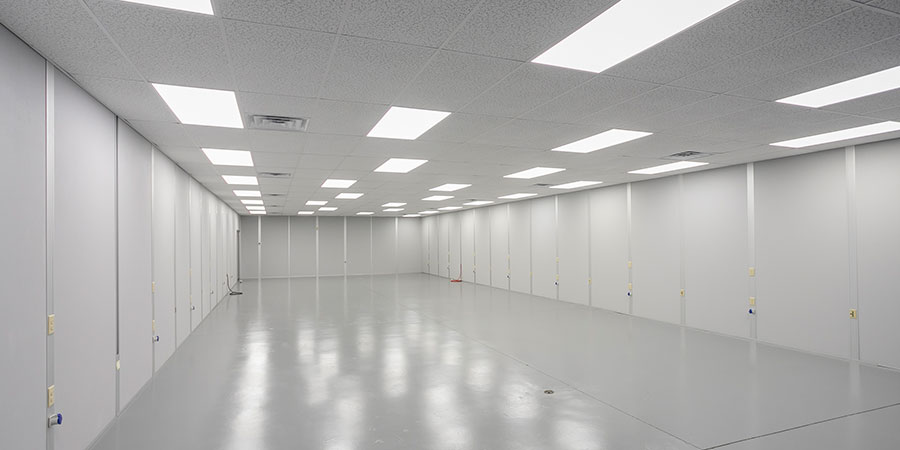 machine enclosures, office pods, cleanrooms