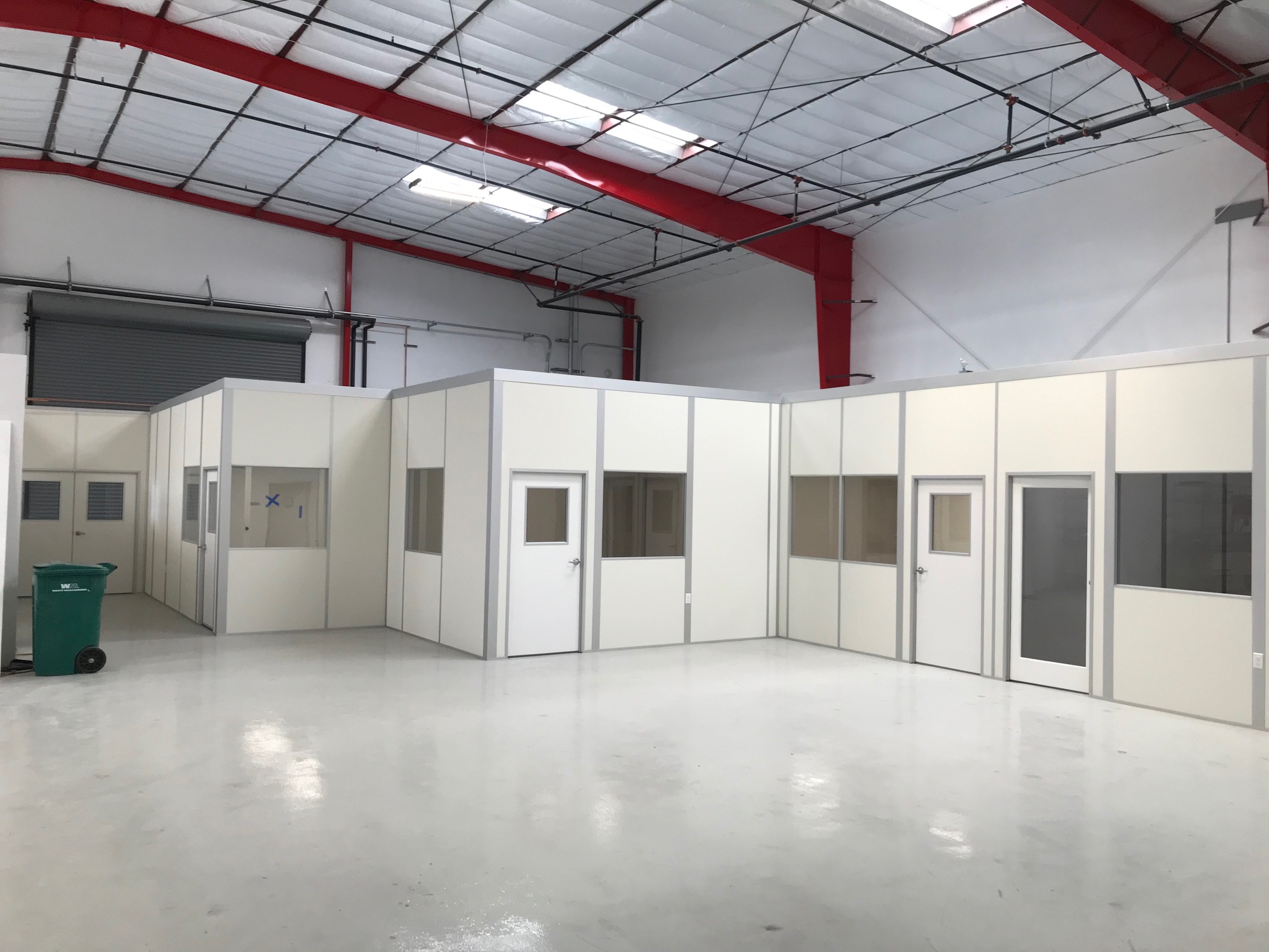 modular buildings, wall partitions, and enclosures