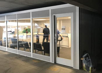Parking lot booth for efficient parking management