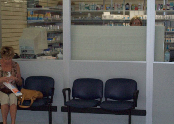 Retail pharmacy interior built with modular retail buildings by Allied Modular.