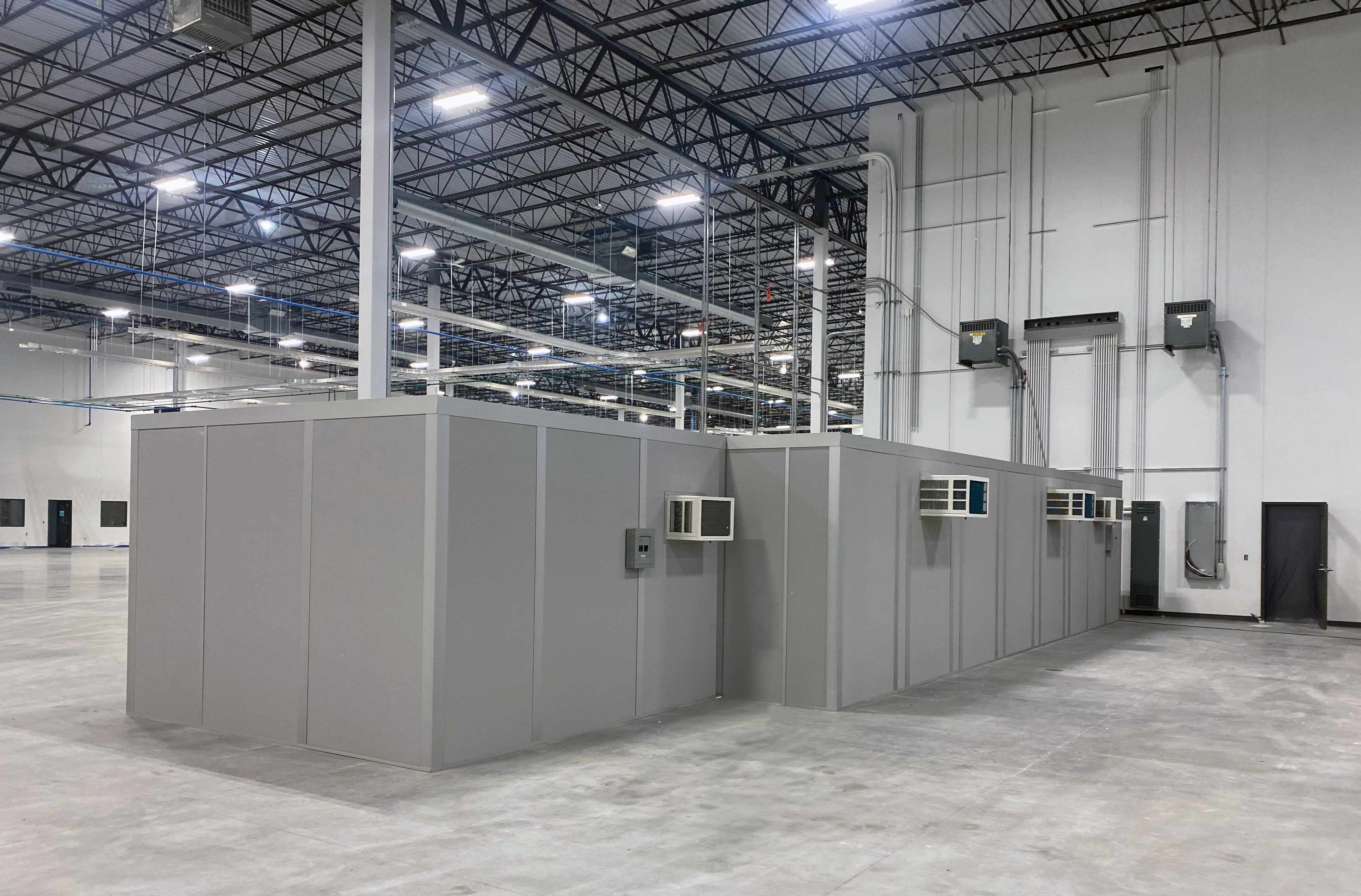 Allied Modular multi inplant warehouse office with A/C air conditioning