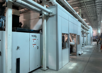 Tall Wall Machine Enclosure by Allied Modular - Modular Building systems - partition walls - warehouse separation walls