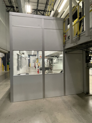Machine enclosure rooms by Allied Modular