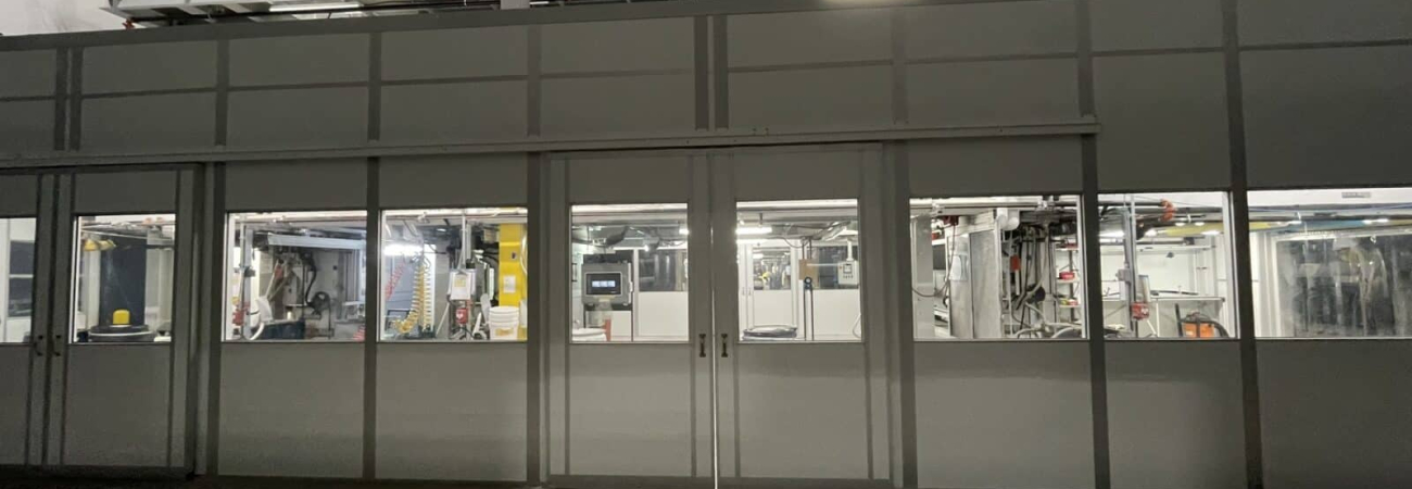 Machine enclosure rooms by Allied Modular