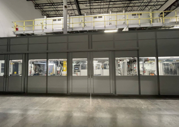 Machine enclosure rooms by Allied Modular