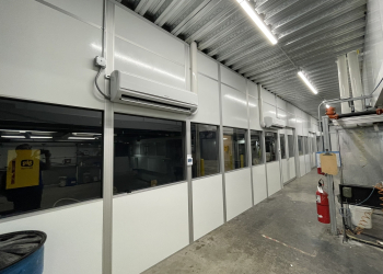 Machine enclosure rooms by Allied Modular