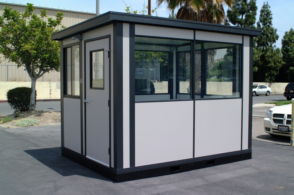 elevated guard house guard shack guard booth made by allied modular - modular guardhouse vision tower