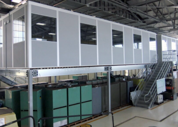 Industrial Mezzanine Office Space by Allied Modular