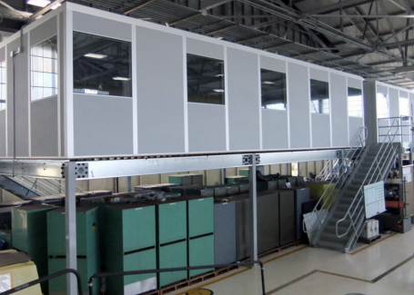 Industrial Mezzanine Office Space by Allied Modular