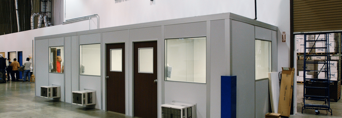 A modular office within a warehouse by allied modular inplant modular warehouse buildings Allied Modular multi inplant warehouse office