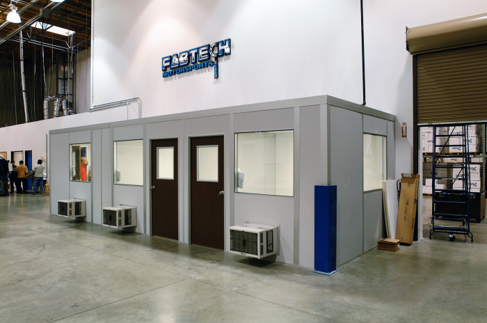 A modular office within a warehouse by allied modular inplant modular warehouse buildings Allied Modular multi inplant warehouse office