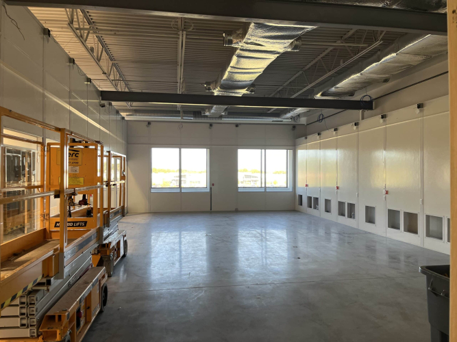 Machine Enclosures by Allied Modular modular partition walls inplant modular offices buildings