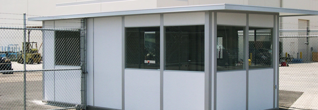 booth guard house guard shack guard booth made by allied modular - modular guardhouse gate house