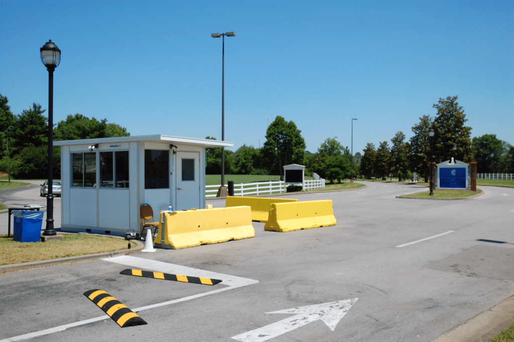 guard house guard shack guard booth made by allied modular - modular guardhouse