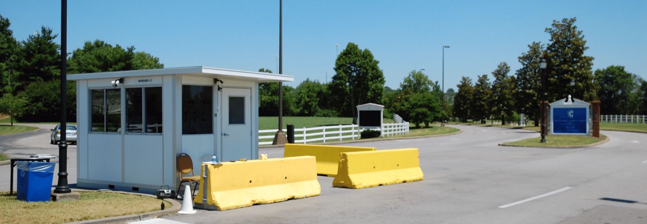 guard house guard shack guard booth made by allied modular - modular guardhouse