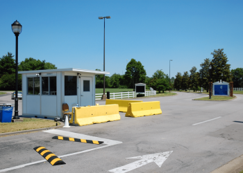 guard house guard shack guard booth made by allied modular - modular guardhouse