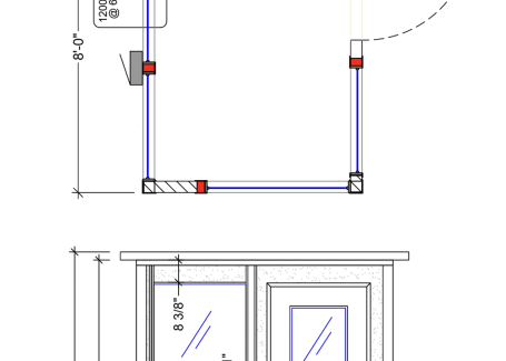 6x8 guardhouse blueprint by allied modular