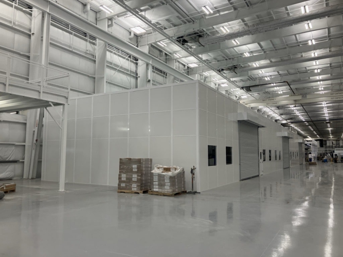 Allied modular Tall Warehouse Walls Allied Machine Enclosures