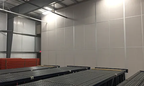 Construction site modular walls