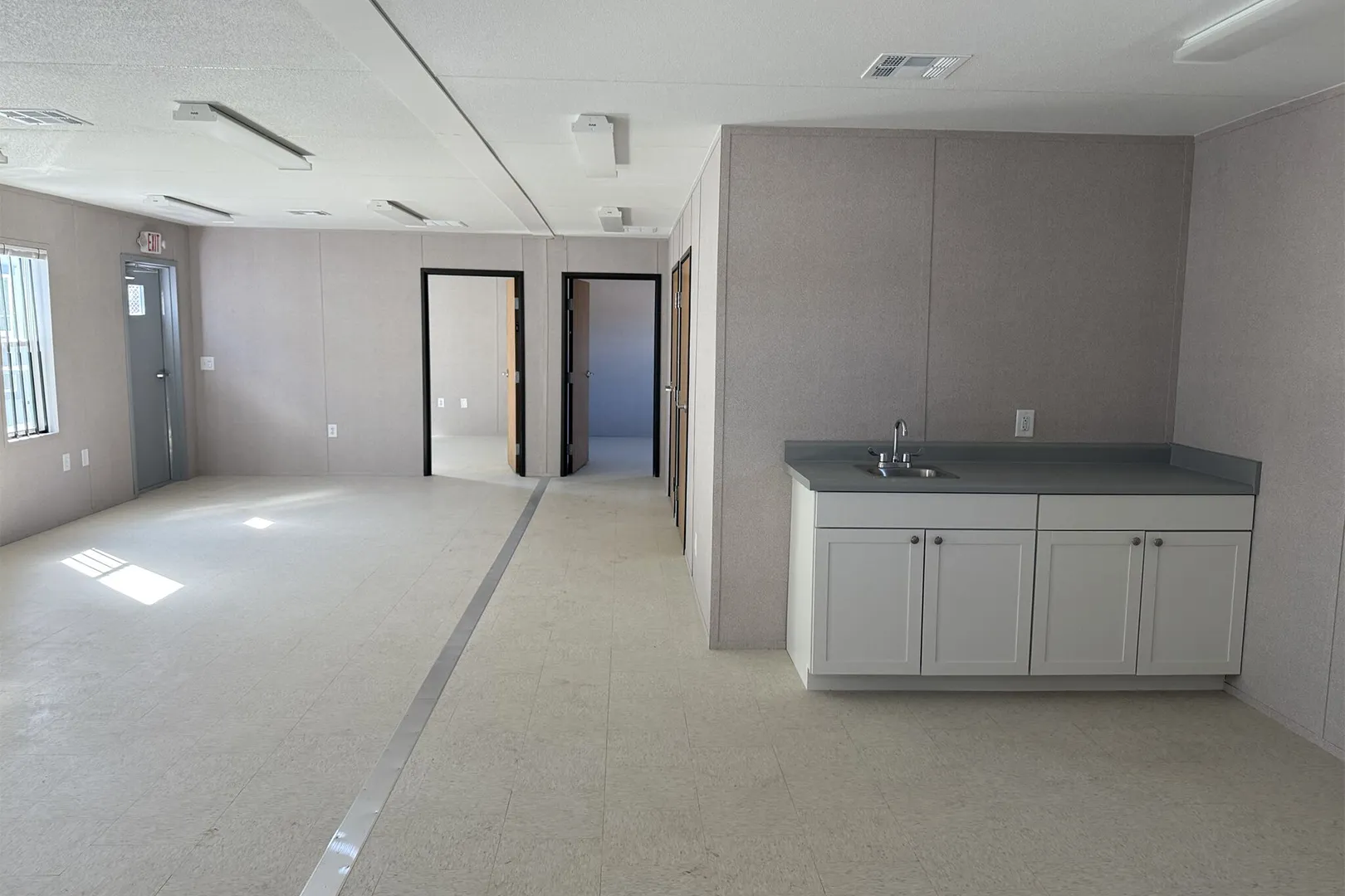 Modwalls office enclosure inside a warehouse